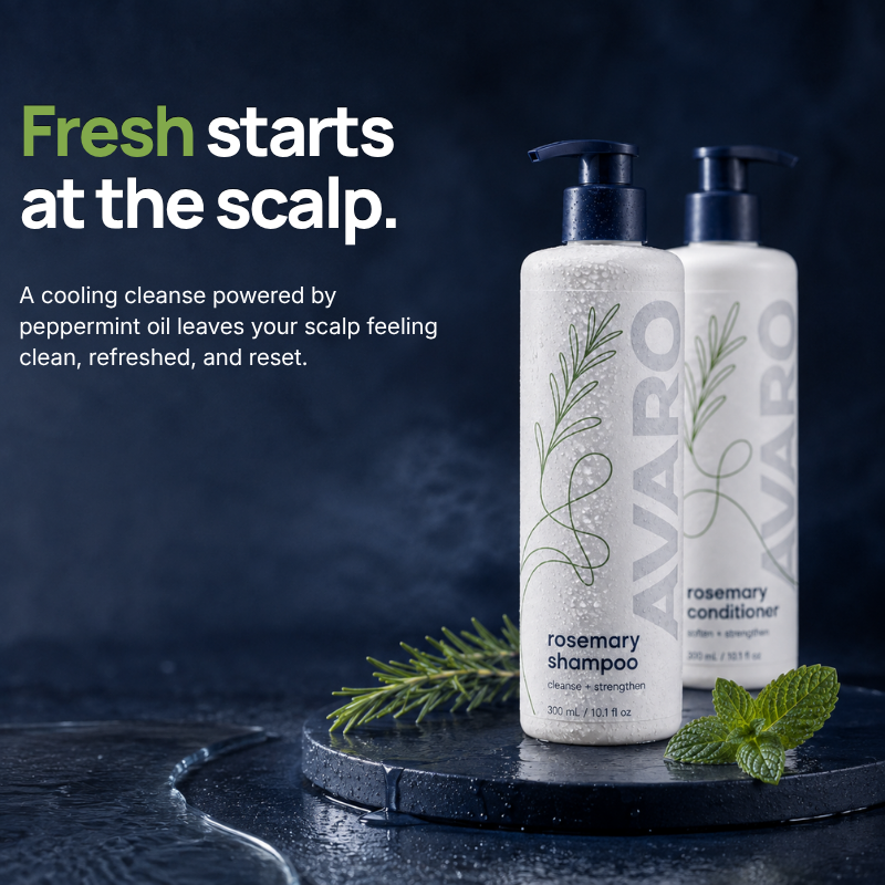 Hair Strengthening Rosemary Shampoo & Conditioner