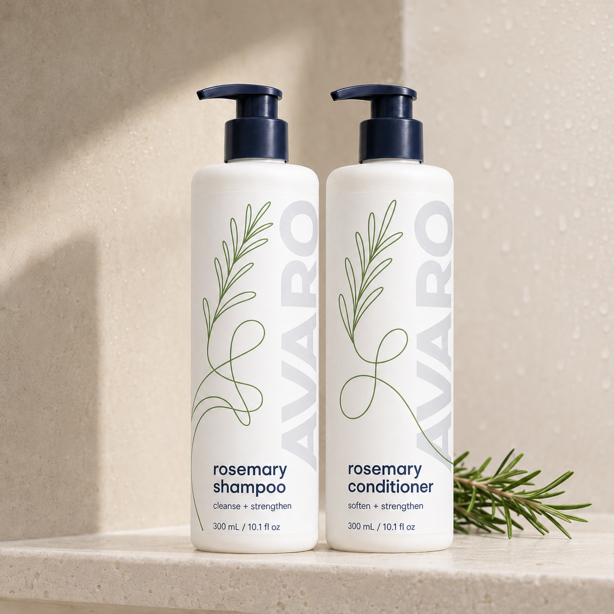 Hair Strengthening Rosemary Shampoo & Conditioner